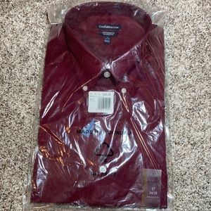 Dress shirt 17 34/35 Marron Croft and barrow